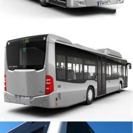 Mercedes Citaro NGT 3D model Free Download