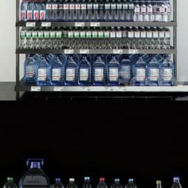 Rack with mineral water Free Download