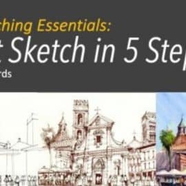 Travel Sketching Essentials: A Great Sketch in 5 Steps