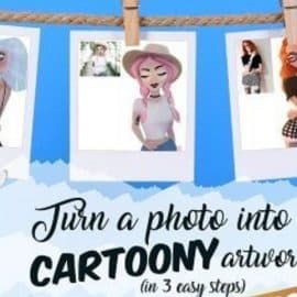 Turn a Photo into a Cartoony Artwork with Procreate App!