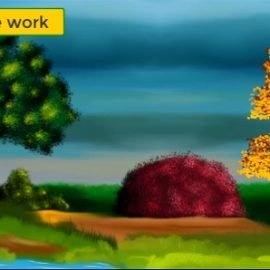 Udemy Autodesk Sketchbook Beginner Course-Foliage Digital Painting Free Download