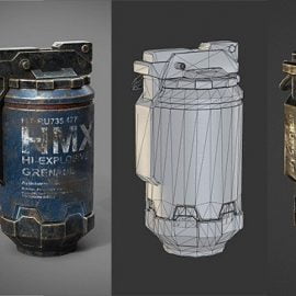 Udemy Sculpting In Zbrush Project Grenade! Free Download