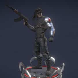 Winter Soldier Figure 3D Print Model Free Download