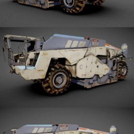 Wirtgen 200 Industrial Vehicle 3D Model Free Download