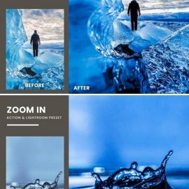 Zoom In Fx Photoshop Action & Lightrom Presets Free Download