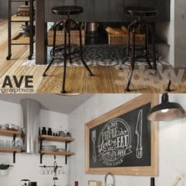 AVE Kitchen bar volume Free Download