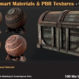 Artstation Smart Materials Leather and Wood Free Download