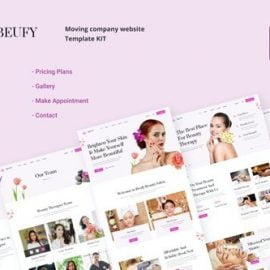 Beufy Dermatology and Skincare UI Kits Free Download