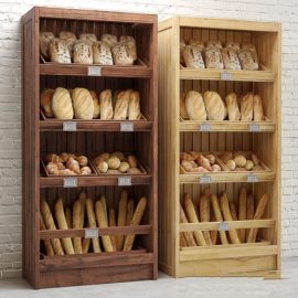 Bread Shelves 3D model Free Download