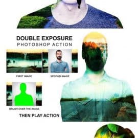 CM Double Exposure Photoshop Action 2070513 Free Download