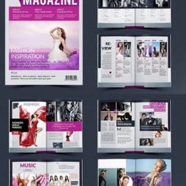 CM FASHION MAGAZINE TEMPLATE 1354987 Free Download