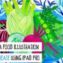 Create a Food Illustration in Procreate for iPad Pro