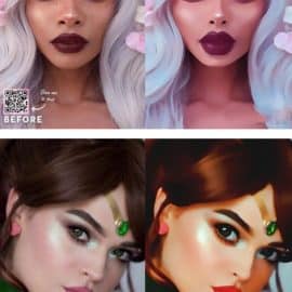 CreativeMarket Cartoon Portrait Painting Effect 5392934 Free Download