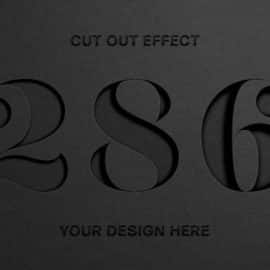 CreativeMarket Cut Out Paper Text Effect 5648621 Free Download