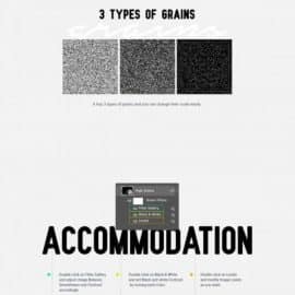 CreativeMarket Grains Photoshop Action 6084275 Free Download