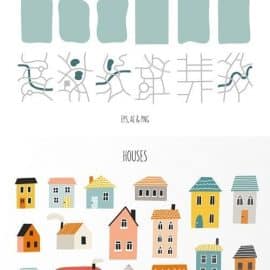 CreativeMarket Kid’s Map Creator Set 4969478 Free Download