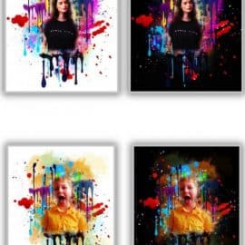 CreativeMarket Paint Dripping Effect PS Action 5449909 Free Download