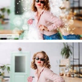 CreativeMarket Sparkle Photoshop Action 4870537 Free Download