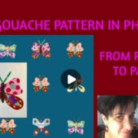 Design a Gouache Pattern In Photoshop: From Paint Brush to Digital Patterns!