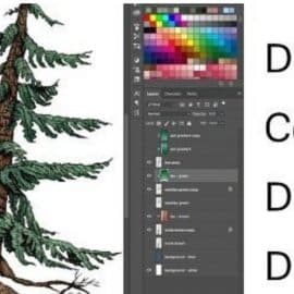 Digitally Coloring Detailed Illustrations: From Sketch to Print or Web