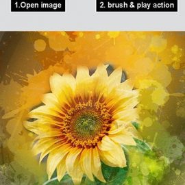 GraphicRiver Watercolor Art Photoshop Action Vol 3 24048786 Free Download