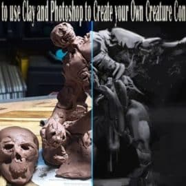 How to use Clay and Photoshop to Create your own Creature concept