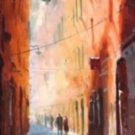 Impressionism – Paint this Italian Street Scene in oil or acrylic