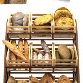 Rack with bread Free Download