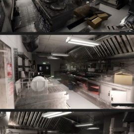 Restaurant Kitchen Props v.01 Free Download