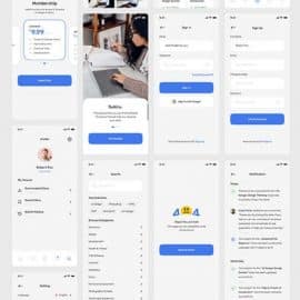 Sikiru E-Course App UI Kit Free Download