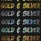 Silver & Gold Textures Styles for Photoshop Free Download