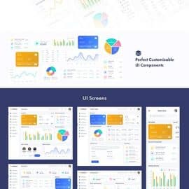 Soft Bank Banking And Finance Dashboard Free Download