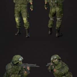 Soldier in equipment Free Download