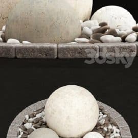 Stone flower bed Free Download