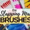 The Paint Slapping Magic of Brushes – Get Better Acrylic Paintings