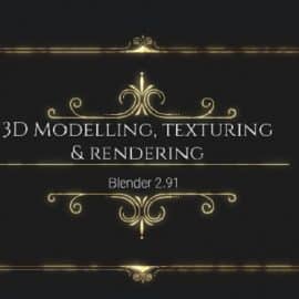 Udemy – 3D Modelling, Texturing & Rendering with Blender 2.91 Free Download