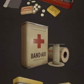 Vintage First Aid Kit Free Download