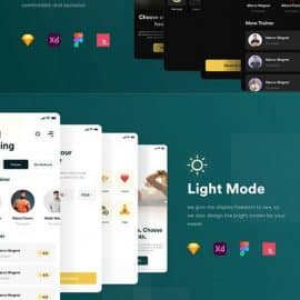 WorkyLife Workout UI KIT Free Download