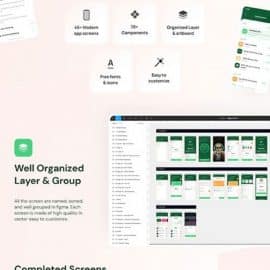 Wpay App Modern E-wallet App UI Design Kit Free Download