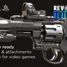 Artstation Revolver Tutorial Industry Ready Weapon & Attachment Creation for Video Games Free Download