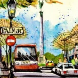 Bring City Scenes to Life: Sketching Cars, Trees and Furnishings