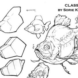 Class101 – Sketching Animals and Creatures with Pen and Ink by Sorie Kim