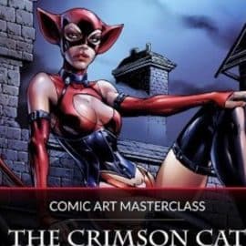 Comic Art Master Class: The Crimson Cat | Inking & Coloring Techniques for Digital Illustration