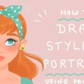 Create a Stylised Portrait using Procreate – Digital Ilustration