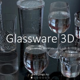 Gumroad Glassware 3D by Pingo van der Brinkloev Free Download