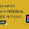 Learn How to Design a Personal Website in Figma Free Download