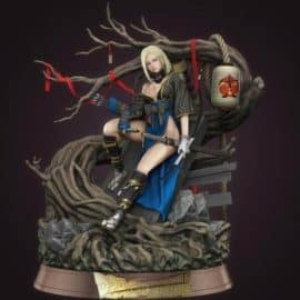 Android 18 ( samurai version )-3D Print Model Free Download