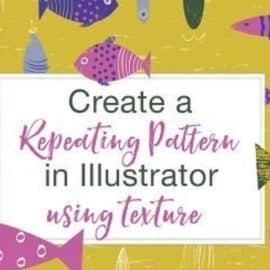 Create a Repeating Pattern in Illustrator using Texture