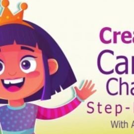 Create a cartoon character with adobe illustrator Step-By-Step