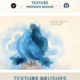 CreativeMarket Texture Procreate Brushes 6505375 Free Download